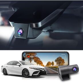 Fitcamx Front 4K+Rear 1080P Dash Cam for 2021-2024 Toyota Camry LE L XLE TRD XSE SE Hybrid (Gen8/XV70), OEM Look, Built-in WiFi & APP, Dual Loop Recording, Gravity Sensor, Easy to Set, 128GB Card in Kuwait
