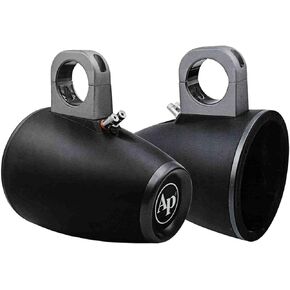 Audiopipe APMP-800ETW 8-Inch Compact Multi Purpose Directional Stereo Speaker Enclosure for Car Audio, Marine, UTV, and ATV Sound System, Black (Pair) in Kuwait