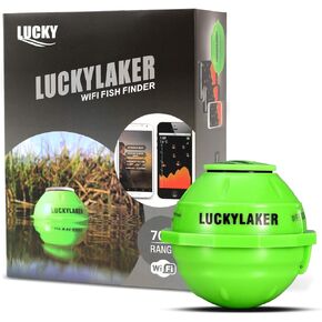 مكتشف الأسماك من Lucky Smart Fish Finder - جهاز تتبع الأسماك بالواي فاي المحمول لصيد الأسماك الترفيهي من دوك أو شور أو بنك in Kuwait