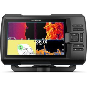 Garmin STRIKER Vivid 4cv, Easy-to-Use 4-inch Color Fishfinder and Sonar Transducer, Vivid Scanning Sonar Color Palettes (Renewed) in Kuwait