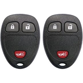 CAUORMOTE مفتاح السيارة عن بعد للدخول بدون مفتاح لسيارة Chevy Tahoe Traverse Suburban/GMC Acadia Yukon/Buick Enclave/Saturn Outlook (15913415، OUC60270، OUC60221)، مجموعة من 2