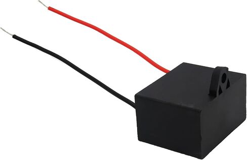 مكثف مولد CBB61 450 فولت تيار متردد 50/60 هرتز 12uF 2 سلك معدني من البولي بروبلين لمعدات المحركات الصغيرة ومحرك مروحة السقف (4 قطع) من ستارك كيه in Kuwait