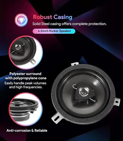 4 Pack Replace for Kicker Speaker Upgrade for 2007-2018 Jeep Wrangler JK JKU, 77KICK10 in Kuwait