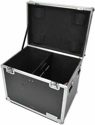 DEEJAY LED Utility Trunk 29.9x21.56x24.02. تم تصميمها لحمل الأدوات/الإضاءة أو غيرها مع مقبض مجوف للوحة العجلات وزوايا كروية متينة بمقياس احترافي واحد أسود داخلي DEEJAY LED TBHTUT2230W in Saudi Arabia