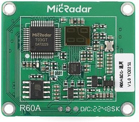 JESSINIE R60ABD1 Radar Module 60G Millimeter Wave Radar Breathing Sleep Monitoring Module Body Motion Detection Sensor Module Human Presence Detection Sensor Module Smart Home in Saudi Arabia
