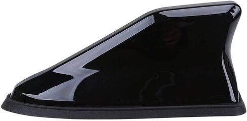 Possbay Shark Fin Antenna Universal Car Antenna with Waterproof Rubber Ring AM FM Radio Signal with Adhesive (Bead Light Black) in Saudi Arabia