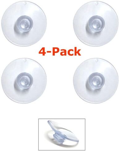 مجموعة استبدال أكواب الشفط المكونة من 4 قطع من Ramtech لتركيب الزجاج الأمامي لكاشف الليزر الرادار، متوافقة مع Radenso Pro M XP SP، SCLD in Kuwait