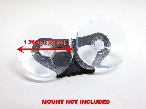 مجموعة استبدال أكواب الشفط المكونة من 4 قطع من Ramtech لتركيب الزجاج الأمامي لكاشف الليزر الرادار، متوافقة مع Radenso Pro M XP SP، SCLD in Kuwait