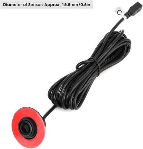 KIMISS Car Radar Buzzer Alert System, Parking Assistanc with 4pcs Adjustable Flat Sensors Automobile Reverse Backup Monitor Radar Detectors in Saudi Arabia