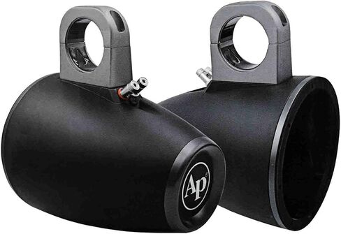 Audiopipe APMP-800ETW 8-Inch Compact Multi Purpose Directional Stereo Speaker Enclosure for Car Audio, Marine, UTV, and ATV Sound System, Black (Pair) in Kuwait