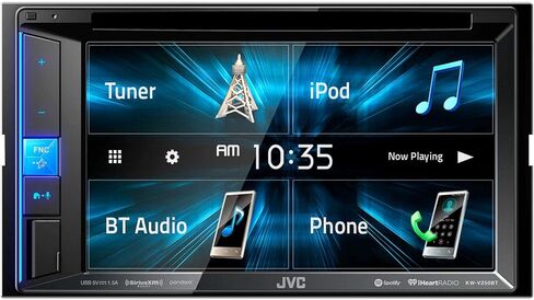 JVC KW-V250BT Multimedia Receiver Featuring 6.2" WVGA Clear Resistive Touch Monitor/Bluetooth / 13-Band EQ in Saudi Arabia