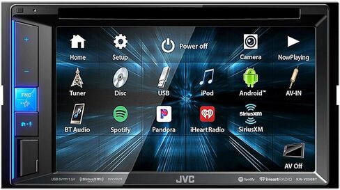 JVC KW-V250BT Multimedia Receiver Featuring 6.2" WVGA Clear Resistive Touch Monitor/Bluetooth / 13-Band EQ in Saudi Arabia