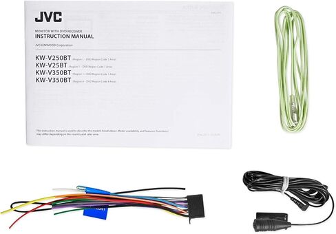 JVC KW-V250BT Multimedia Receiver Featuring 6.2" WVGA Clear Resistive Touch Monitor/Bluetooth / 13-Band EQ in Saudi Arabia