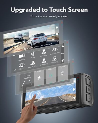 كاميرا قياس REDTIGER F7NTOUCH 4K مع Wi-Fi GPS ومجموعة أسلاك USB C in Kuwait