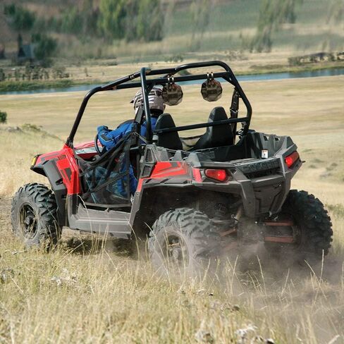 KEMIMOTO 6.5" Speaker Cage Pods, UTV ATV Speaker Enclosure with 1.75 to 2" Mounting Clamps Compatible with Polaris RZR 900 1000 xp Can Am Maverick X3 Sport Turbo Commander in Saudi Arabia