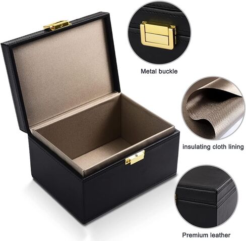 Diyife Faraday Box، [أحدث إصدار] صندوق RFID لمفاتيح السيارة، قفص فاراداي، واقي مفتاح فوب، مانع إشارة ألياف الكربون لمفتاح فوب بدون مفتاح، صندوق حجب إشارة مفتاح السيارة الكبير لهواتف مفاتيح السيارة in Kuwait