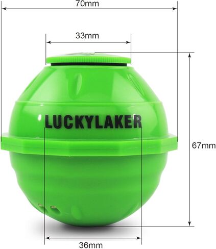 مكتشف الأسماك من Lucky Smart Fish Finder - جهاز تتبع الأسماك بالواي فاي المحمول لصيد الأسماك الترفيهي من دوك أو شور أو بنك in Kuwait