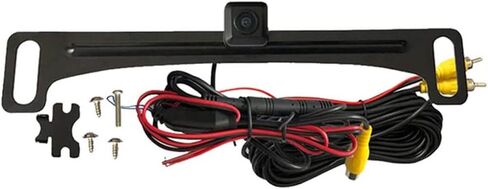 Voxx ACAM4 HD Wide Angle License Plate Mounted Backup Camera - Parking Lane Display Option - High Light Sensitivity for Nighttime Performance in Kuwait