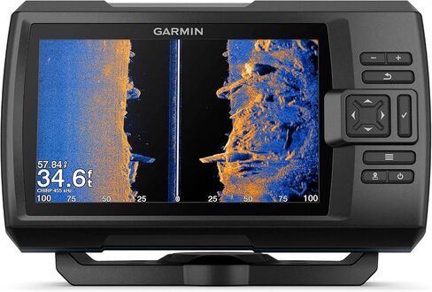 Garmin STRIKER Vivid 4cv, Easy-to-Use 4-inch Color Fishfinder and Sonar Transducer, Vivid Scanning Sonar Color Palettes (Renewed) in Kuwait