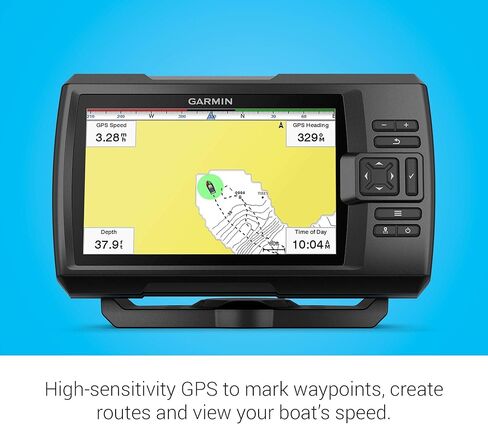 Garmin STRIKER Vivid 4cv, Easy-to-Use 4-inch Color Fishfinder and Sonar Transducer, Vivid Scanning Sonar Color Palettes (Renewed) in Kuwait