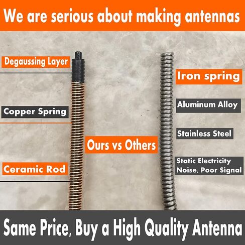 7 Inch Spiral Rubber Antenna for Kia Soul (2010-2019), Kia Soul Antenna, Antenna Replacement Mast for Kia Soul 2010 2011 2012 2013 2014 2015 2016 2017 2018 2019 in Kuwait