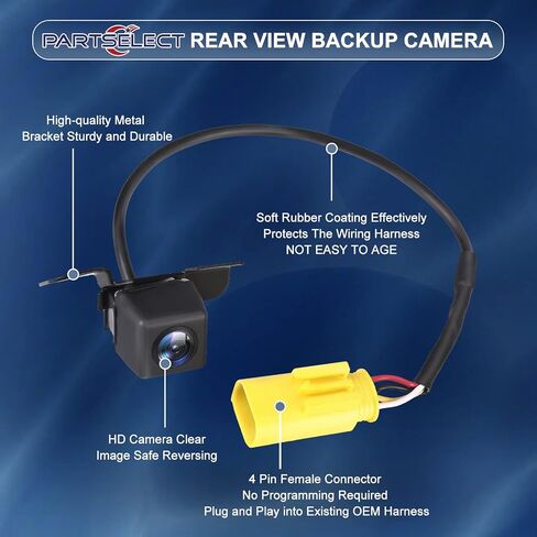 PARTSELECT Park Assist Camera Backup Camera 95760-2P202 592-267 957602P000 957602P201 Replacement for 2011-2013 Kia Sorento in Saudi Arabia