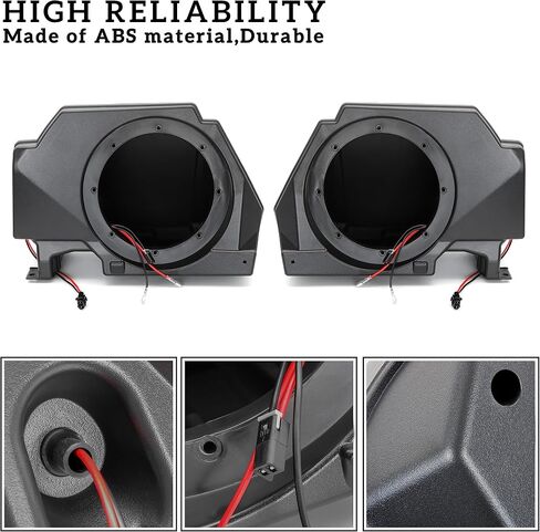 SAUTVS Sport Speaker Enclosures for Polaris RZR PRO XP, Rear Speaker Pods Panels with Metal Mount Brackets for Polaris RZR PRO XP XP4 LE 2020-2023 Accessories (2PCS) in Saudi Arabia