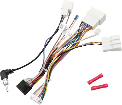 Jayubien 16Pin Car Radio Wire Harness Kit Replacement for Toyota Prado Camry Highlander Pruis Sienna Sequoia w/JBL Amplifier, 20Pin SWC Stereo Wiring Antenna Connector in Kuwait
