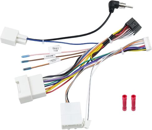 Jayubien 16Pin Car Radio Wire Harness Kit Replacement for Toyota Prado Camry Highlander Pruis Sienna Sequoia w/JBL Amplifier, 20Pin SWC Stereo Wiring Antenna Connector in Kuwait