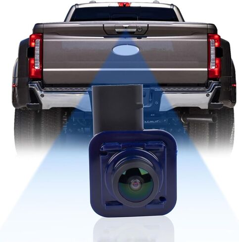 استبدال الكاميرا الاحتياطية للرؤية الخلفية JC3T19G490AD لـ Ford F250 F350 F450 F550 Super Duty 2017-2022 JC3T-19G490-AD 6-PIN موصل كاميرا مساعدة ركن السيارة AKWH in Kuwait