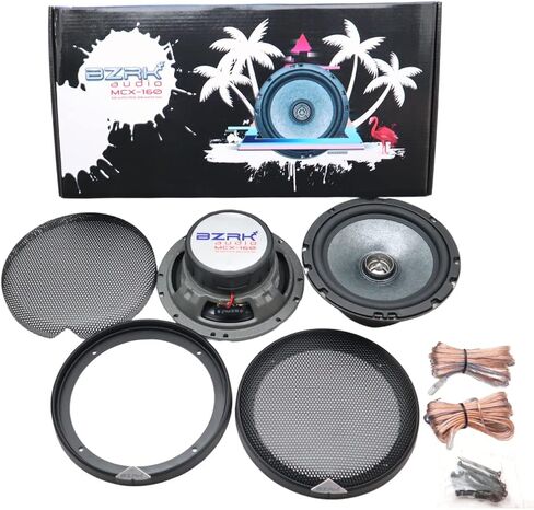بي زد ار كيه اوديو زوج مكبر صوت محوري MCX-160 6.5 انش، 60 واط ار ام اس/160 واط كحد اقصى لكل مكبر صوت in Kuwait
