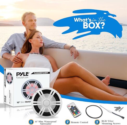Pyle 2 Way Component Stereo Speaker System for 2006 and Up Honda Civic Vehicles, 300 Watt, 4 Ohm Impedance Two Way Audio Kit, 6.5" Woofers, 1" Tweeters, Butyl Rubber Surrounds, KSV Voice Coils in Kuwait