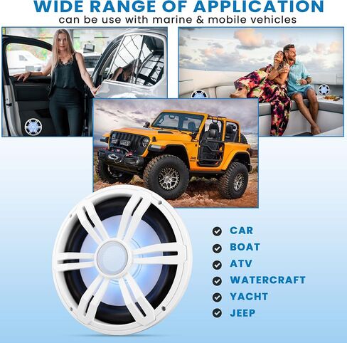 Pyle 2 Way Component Stereo Speaker System for 2006 and Up Honda Civic Vehicles, 300 Watt, 4 Ohm Impedance Two Way Audio Kit, 6.5" Woofers, 1" Tweeters, Butyl Rubber Surrounds, KSV Voice Coils in Kuwait