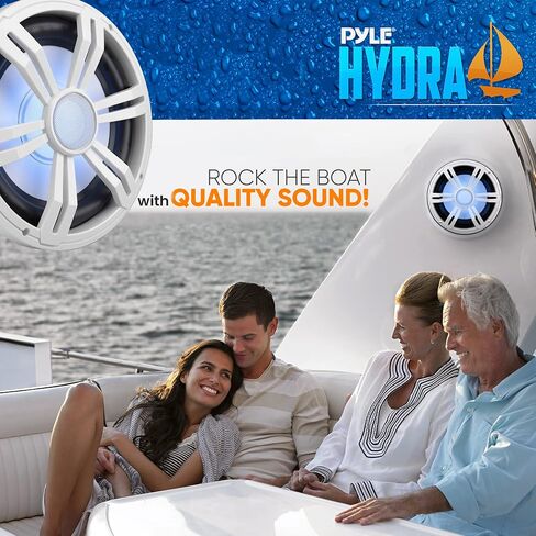 Pyle 2 Way Component Stereo Speaker System for 2006 and Up Honda Civic Vehicles, 300 Watt, 4 Ohm Impedance Two Way Audio Kit, 6.5" Woofers, 1" Tweeters, Butyl Rubber Surrounds, KSV Voice Coils in Kuwait