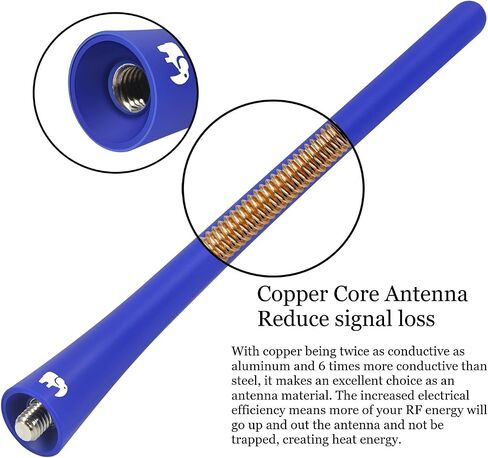 ONE250 7" inch Flexible Antenna, Compatible with All Dodge RAM Trucks (RAM 1500, RAM 2500 or RAM 3500 1994-2024) - Designed for Optimized FM/AM Reception (Black) in Kuwait