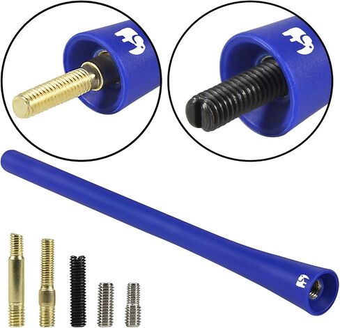 ONE250 7" inch Flexible Antenna, Compatible with All Dodge RAM Trucks (RAM 1500, RAM 2500 or RAM 3500 1994-2024) - Designed for Optimized FM/AM Reception (Black) in Kuwait