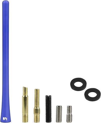 ONE250 7" inch Flexible Antenna, Compatible with All Dodge RAM Trucks (RAM 1500, RAM 2500 or RAM 3500 1994-2024) - Designed for Optimized FM/AM Reception (Black) in Kuwait