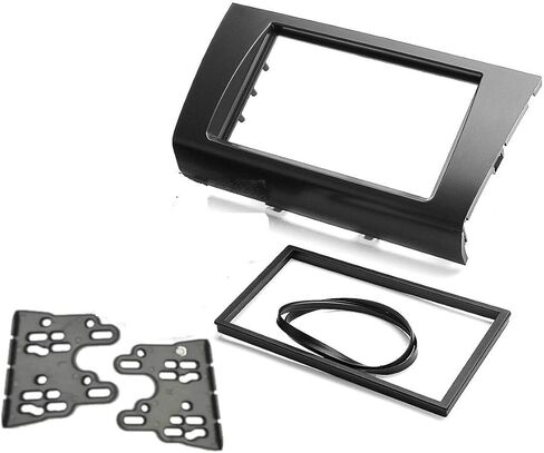 YuYue Radio Stereo Panel for Suzuki Swift 2005-2010 2 Din Car Radio Frame Fascia Panel DVD Stereo CD Panel Dash Mount Refit Installation Trim Kit Frame (Black) in Kuwait