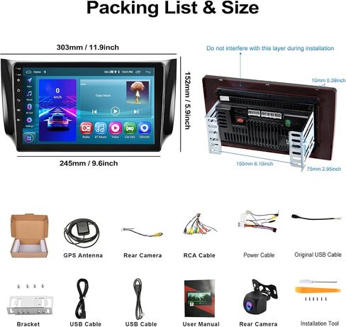 [2+32G] Android 13 Car Stereo for Nissan Sentra 2013-2017 with Wireless Apple Carplay&Android Auto,10.1 Inch Touch Screen Car Radio with Mirror Link Bluetooth FM/RDS WiFi GPS SWC+ AHD Backup Camera in Saudi Arabia