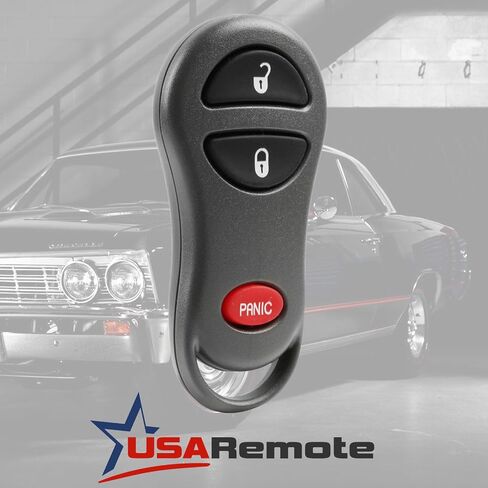 Key Fob Keyless Entry Remote fits Jeep Cherokee / Jeep Grand Cherokee 1999 2000 2001 2002 2003 2004 (GQ43VT9T, 56036860) in Saudi Arabia