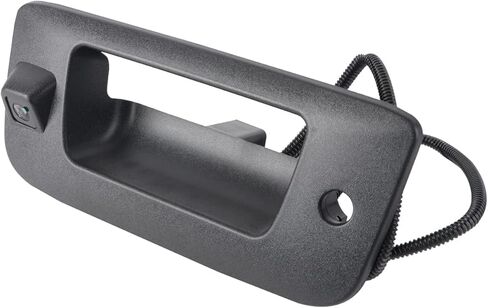 FEIDKS الباب الخلفي يستبدل كاميرا الرؤية الخلفية بمقبض الباب الخلفي متوافق مع Chevy Silverado وGMC Sierra 2007-2013، كاميرا بديلة لمقبض الباب الخلفي (اللون: أسود) in Kuwait