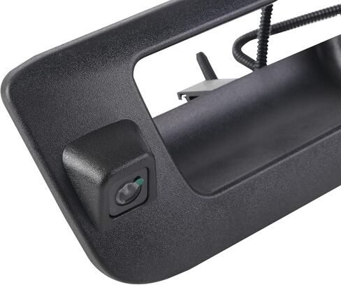 FEIDKS الباب الخلفي يستبدل كاميرا الرؤية الخلفية بمقبض الباب الخلفي متوافق مع Chevy Silverado وGMC Sierra 2007-2013، كاميرا بديلة لمقبض الباب الخلفي (اللون: أسود) in Kuwait