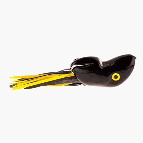 Scum Frog Popper Topwater Bass Fishing Hollow Body Frog Lure with Weedless Hooks, Green in Kuwait