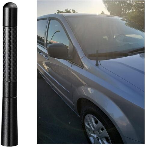RedYutou Universal Car Antenna Mast هوائي السيارة من ألياف الكربون، مناسب لتويوتا، فورد، شيفروليه، هوندا، نيسان، فولكس فاجن، أودي in Kuwait