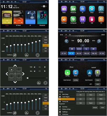 UNITOPSCI Single Din 7 Inch Motorized Flip Out Touchscreen Car Stereo with Wireless Apple CarPlay Android Auto Bluetooth Mirror Link FM Radio USB/AUX in/TF Card Input + Backup Camera Remote Control in Saudi Arabia