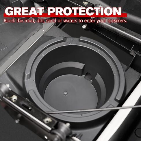 A & UTV PRO Subwoofer Box for Can Am Maverick X3 2017-2023 All Model, 10" Under Seat Speaker Pods Enclosures Mount Kit Accessories, Passenger or Driver Side, 1PC in Saudi Arabia