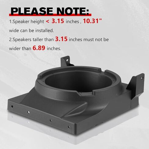 A & UTV PRO Subwoofer Box for Can Am Maverick X3 2017-2023 All Model, 10" Under Seat Speaker Pods Enclosures Mount Kit Accessories, Passenger or Driver Side, 1PC in Saudi Arabia
