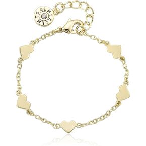 ليتل ميس توين ستارز كلاسيك! سوار محطة القلب مطلي بالذهب عيار 14 قيراط in Kuwait