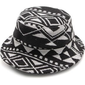 Ruth&Boaz Unisex Outdoor Wool Blend Bucket Hat Ethnic Inca Pattern