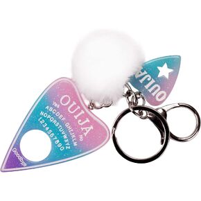 SNcek Women Ouija Board Resin Pompom Charms Car Wallet Cute Keychains in Saudi Arabia
